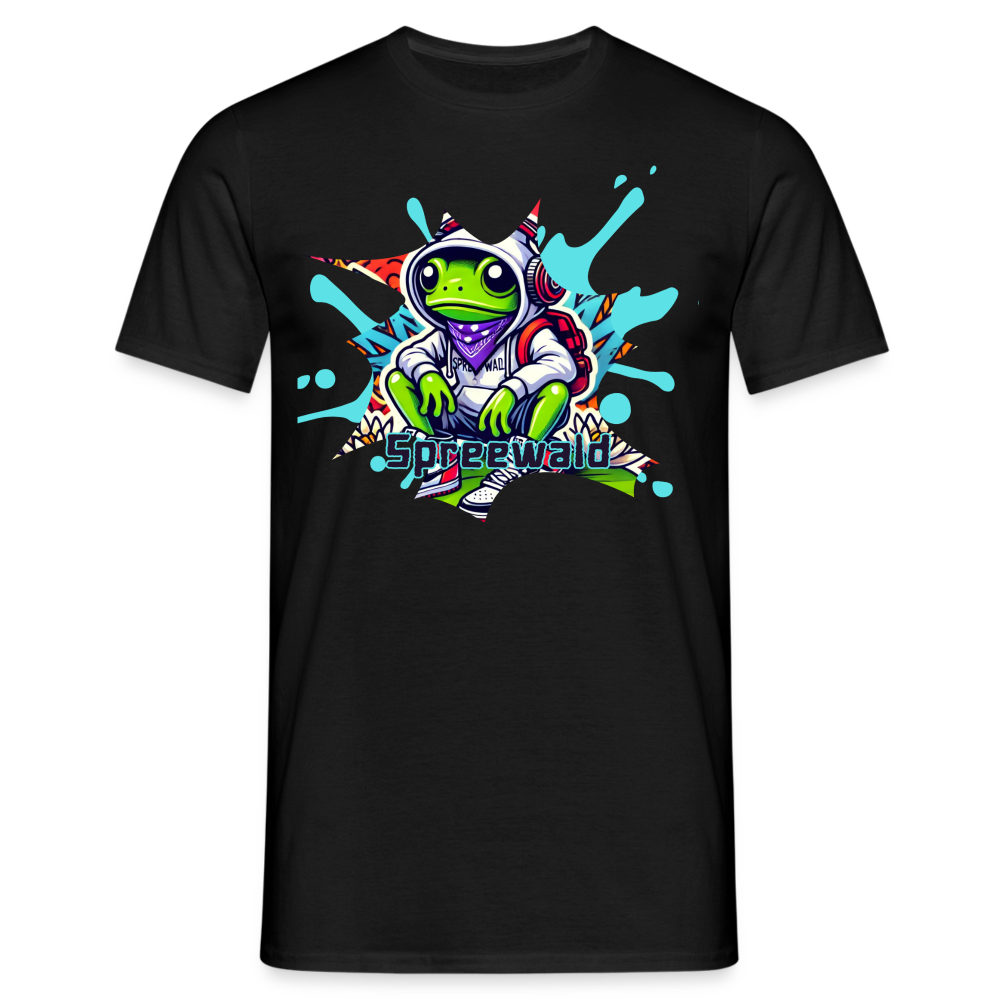 Männer T-Shirt - Schwarz