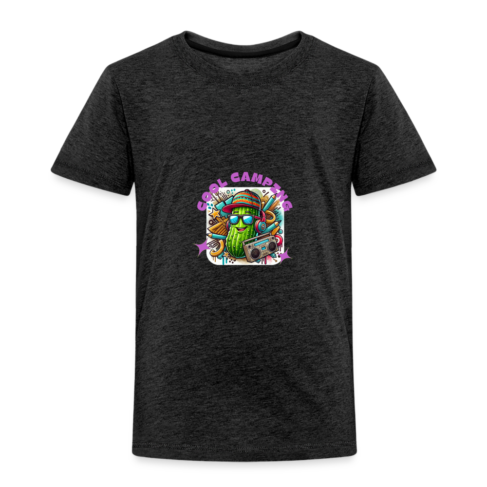 Kinder Premium T-Shirt Cool Camping - Anthrazit