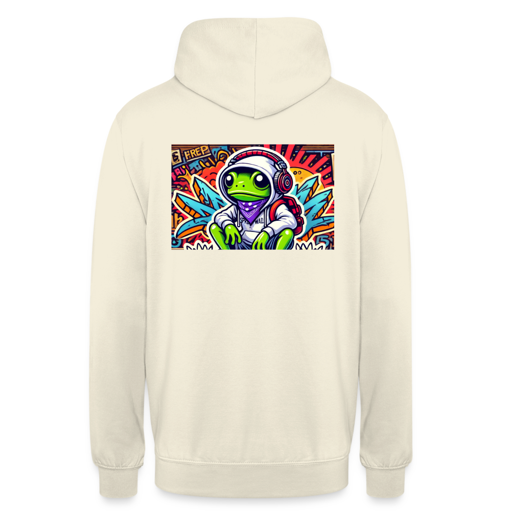 Unisex Hoodie Cool Frog - Vanille-Milchshake