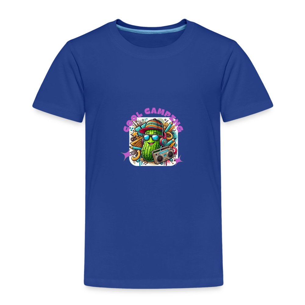 Kinder Premium T-Shirt Cool Camping - Königsblau