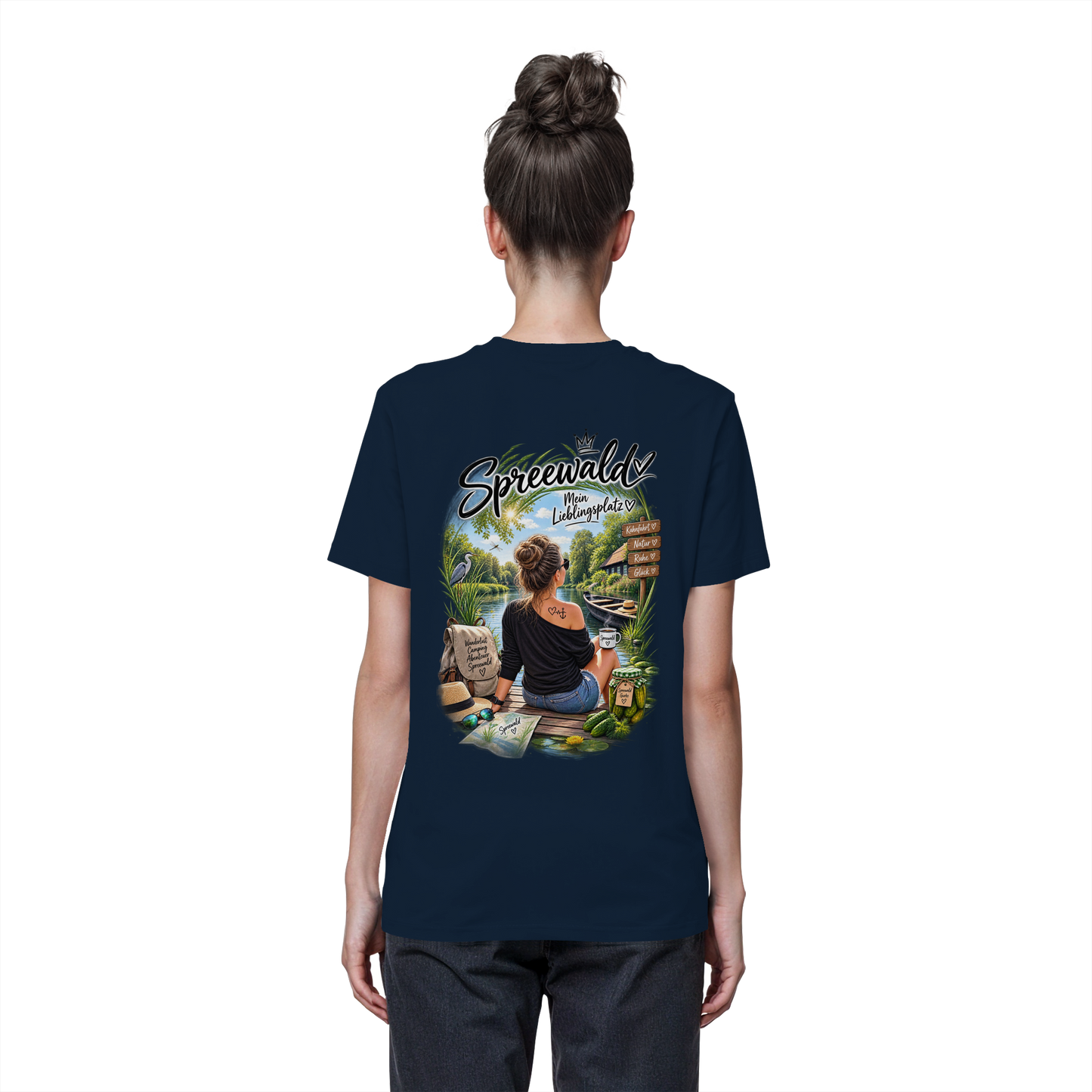 Spreewaldliebe Camping - Organic Basic Shirt