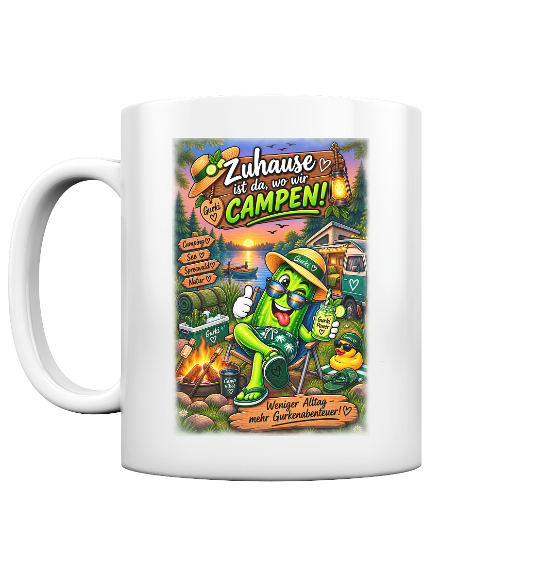 Gurki die Spreewaldgurke - Tasse glossy