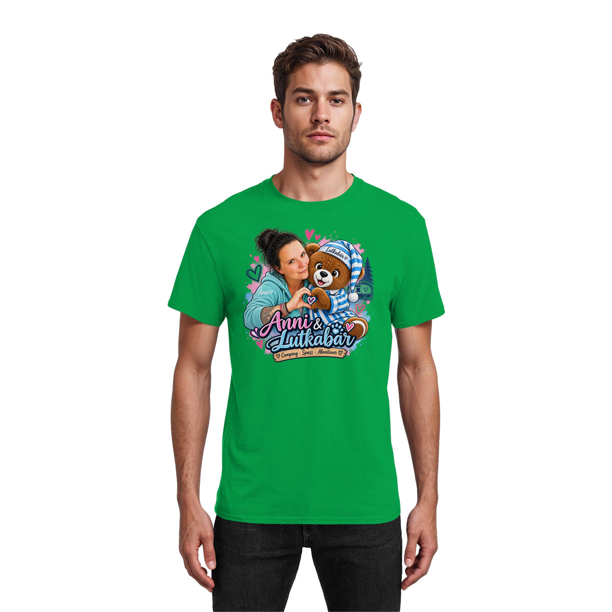 Lutkabär und Anni - Heavy Cotton T-Shirt