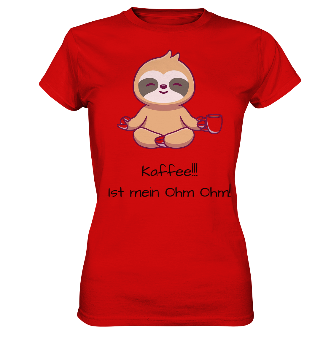 Kaffee!!! - Ladies Premium Shirt