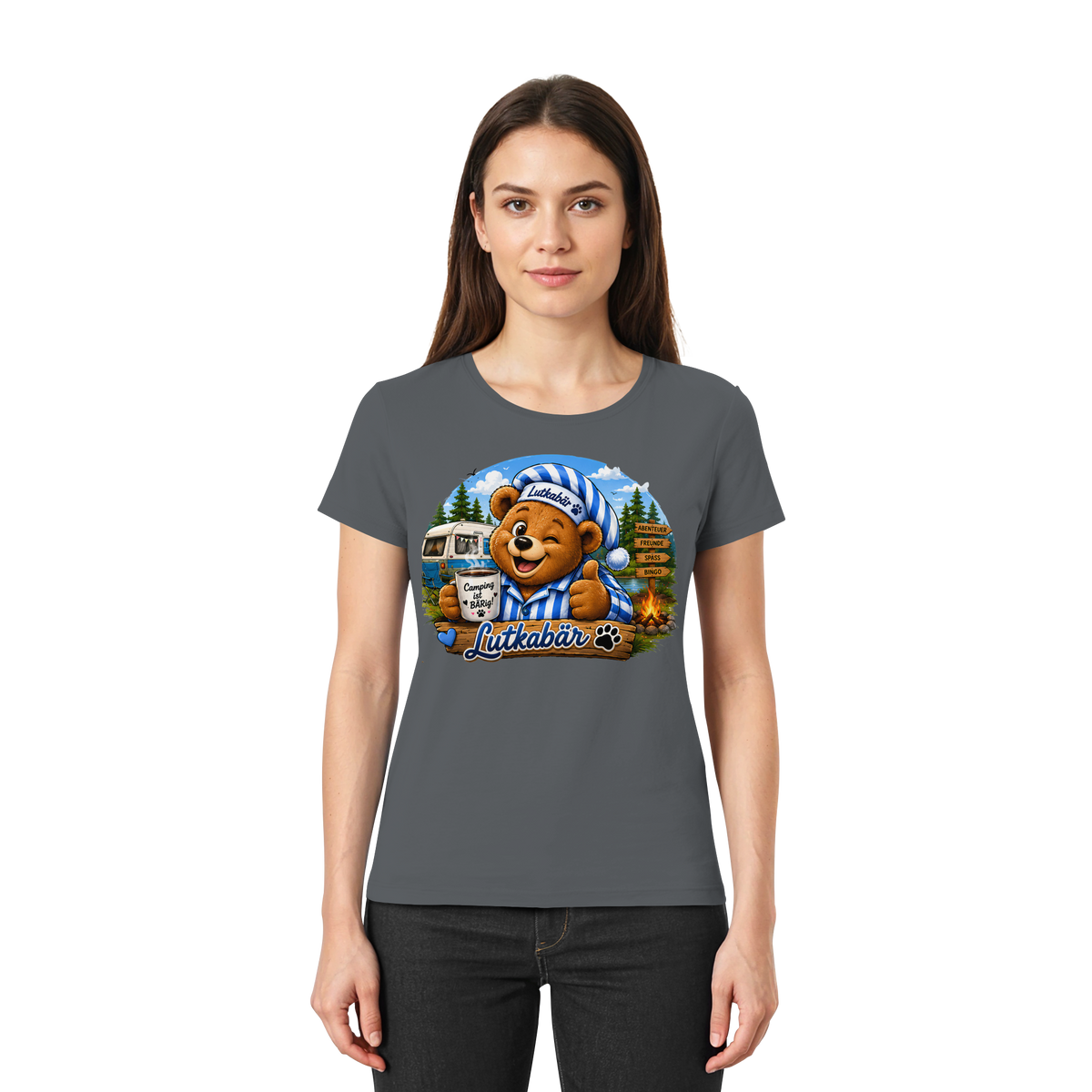 Anni & Lutkabär - Ladies Premium Shirt