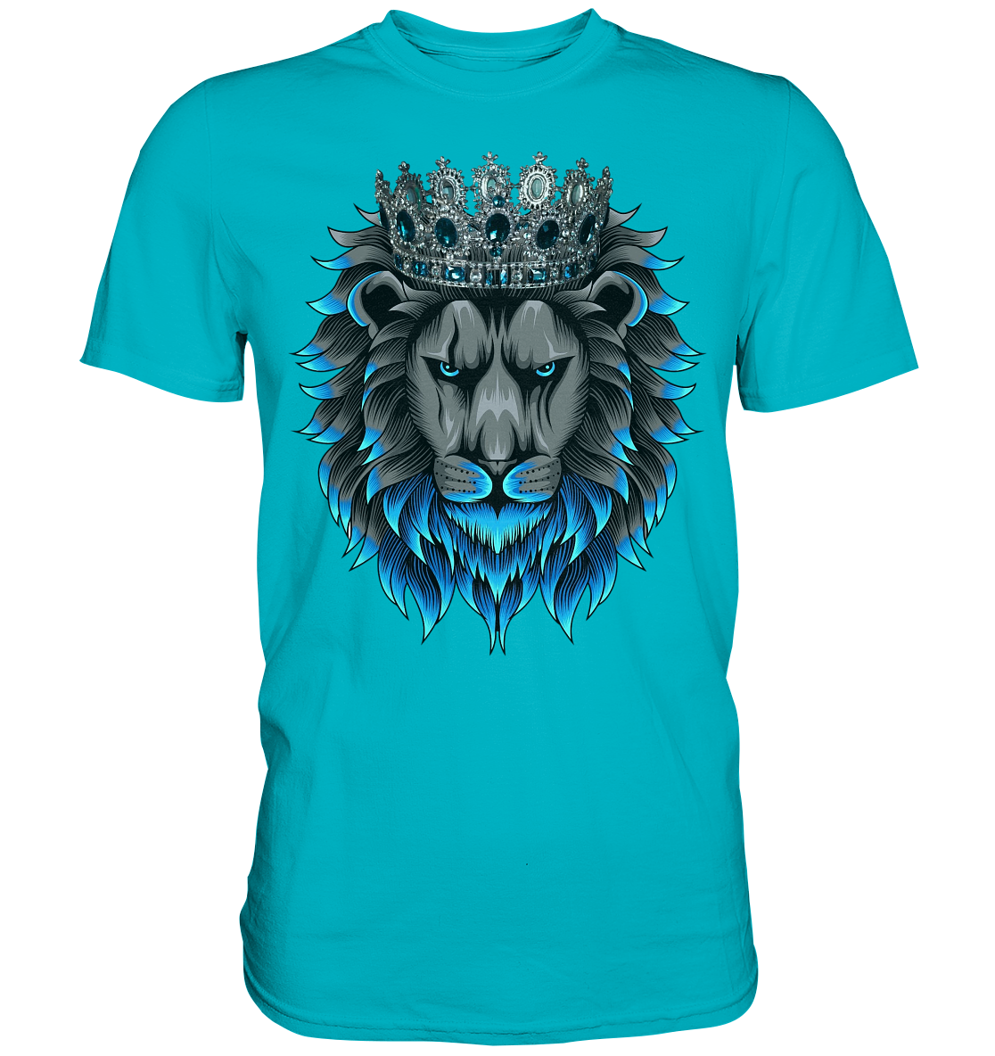 T-Shirt "Royal Lion" – Majestätischer Löwen-Style - Premium Shirt