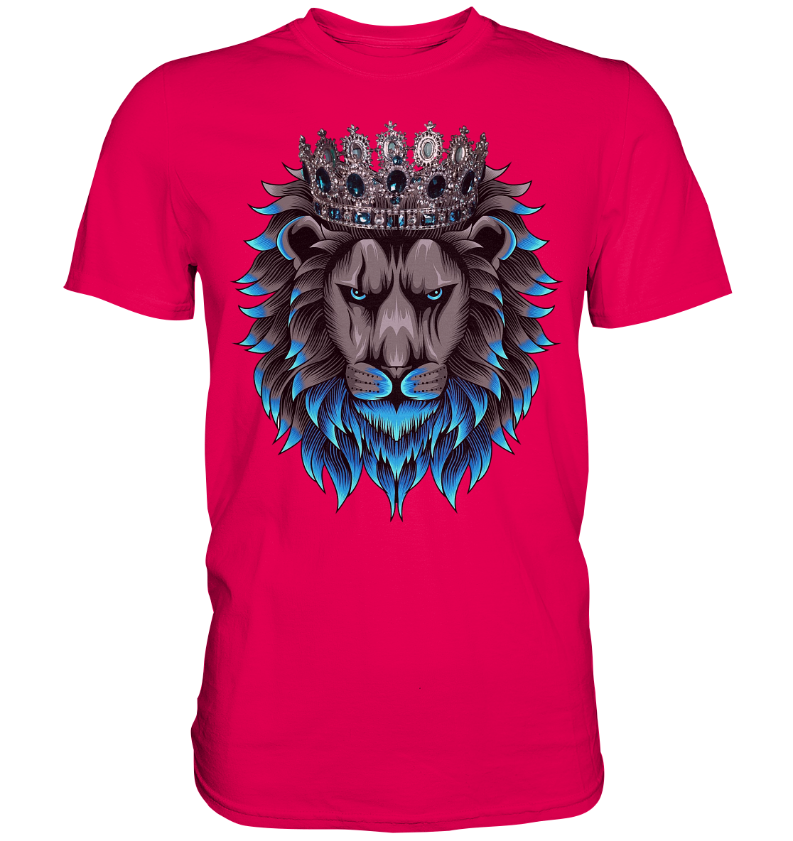 T-Shirt "Royal Lion" – Majestätischer Löwen-Style - Premium Shirt
