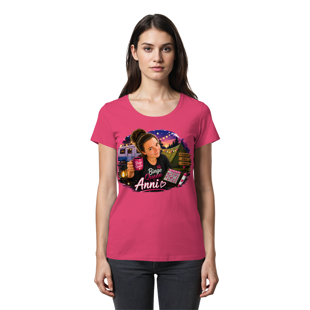 Bingo Fan Artikel Anni - Womens Premium Classic T-Shirt
