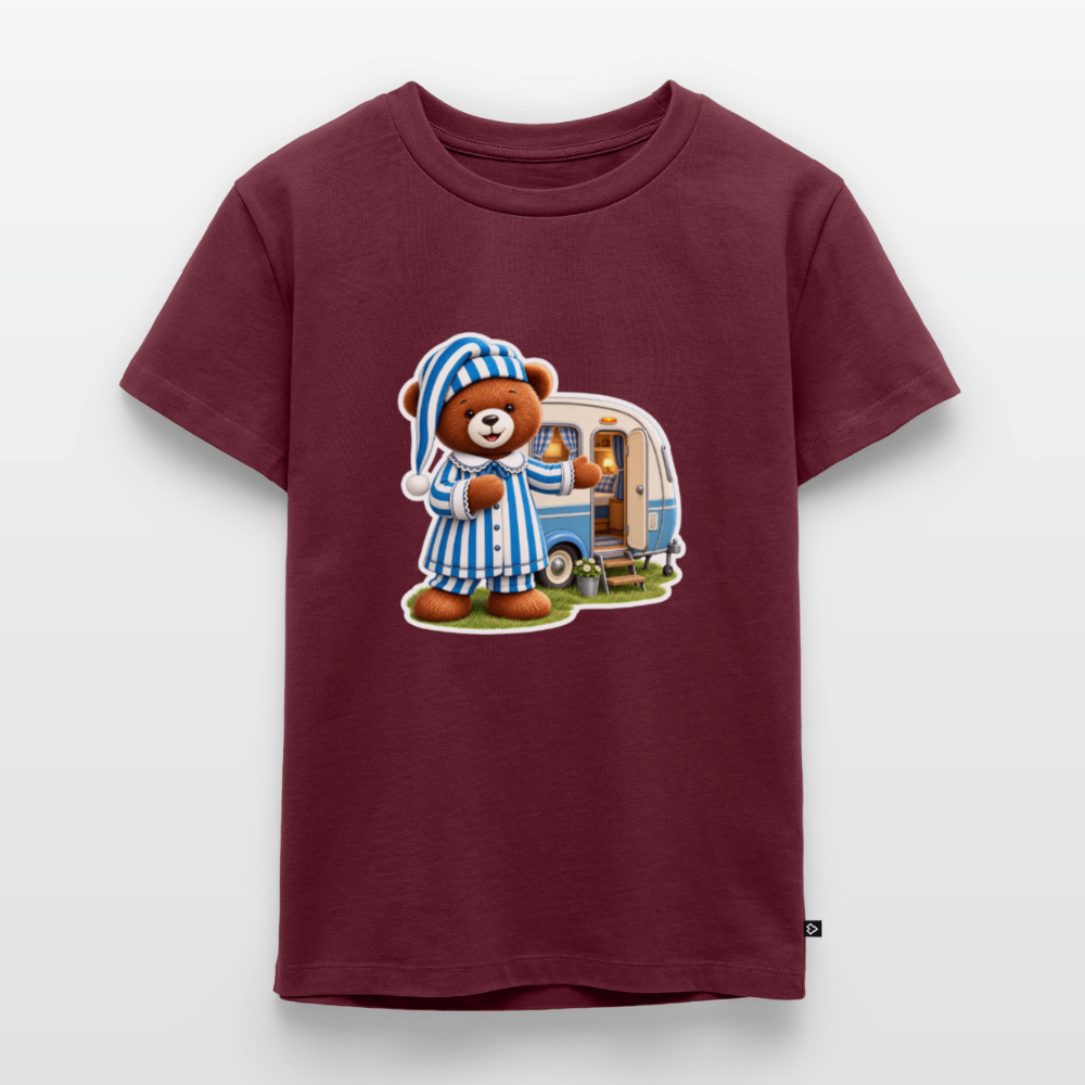 Kinder Premium T-Shirt - Burgunderrot