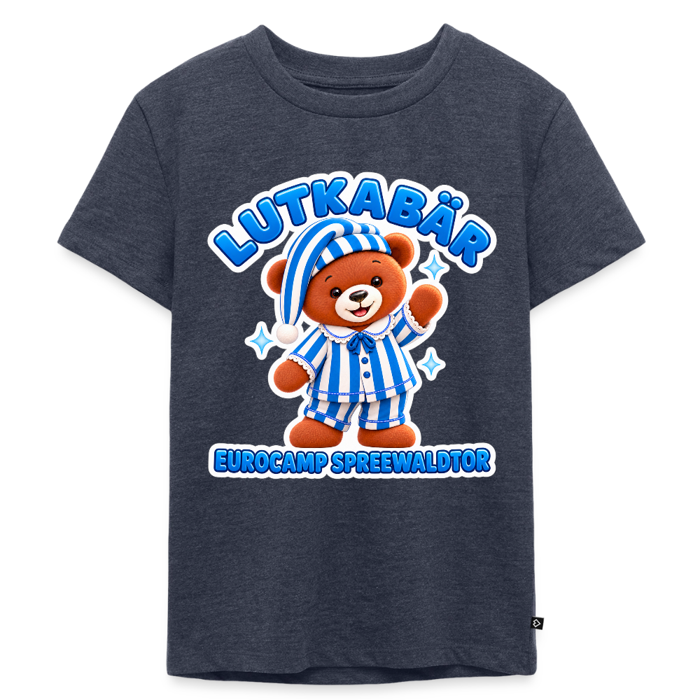 Kinder Premium T-Shirt - Jeansblau 