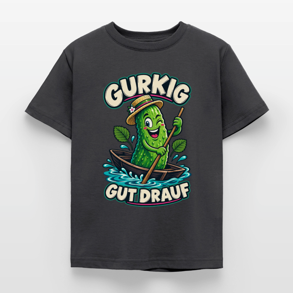 Kinder T-Shirt - Dunkelgrau