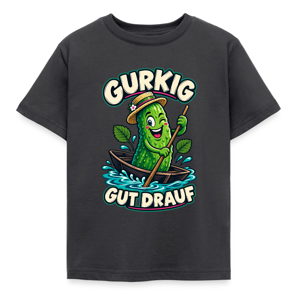 Kinder T-Shirt - Dunkelgrau