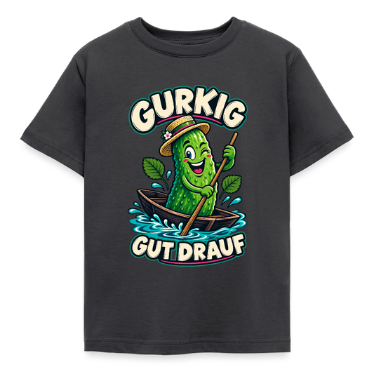 Kinder T-Shirt - Dunkelgrau