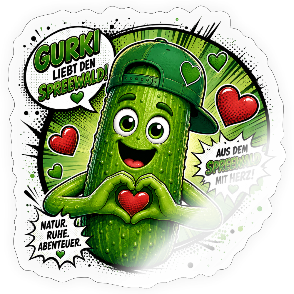 Sticker Größe S (10 x 10 cm) - Transparent glänzend