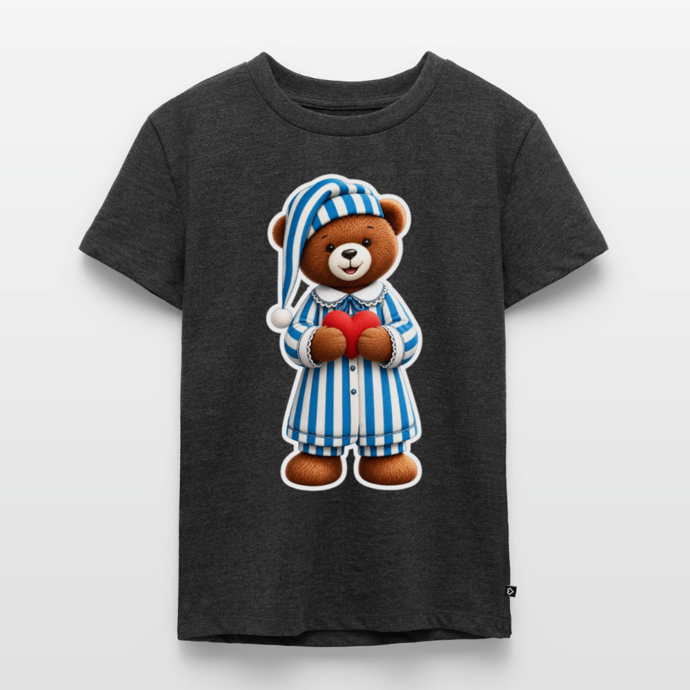 Kinder Premium T-Shirt - Anthrazit meliert
