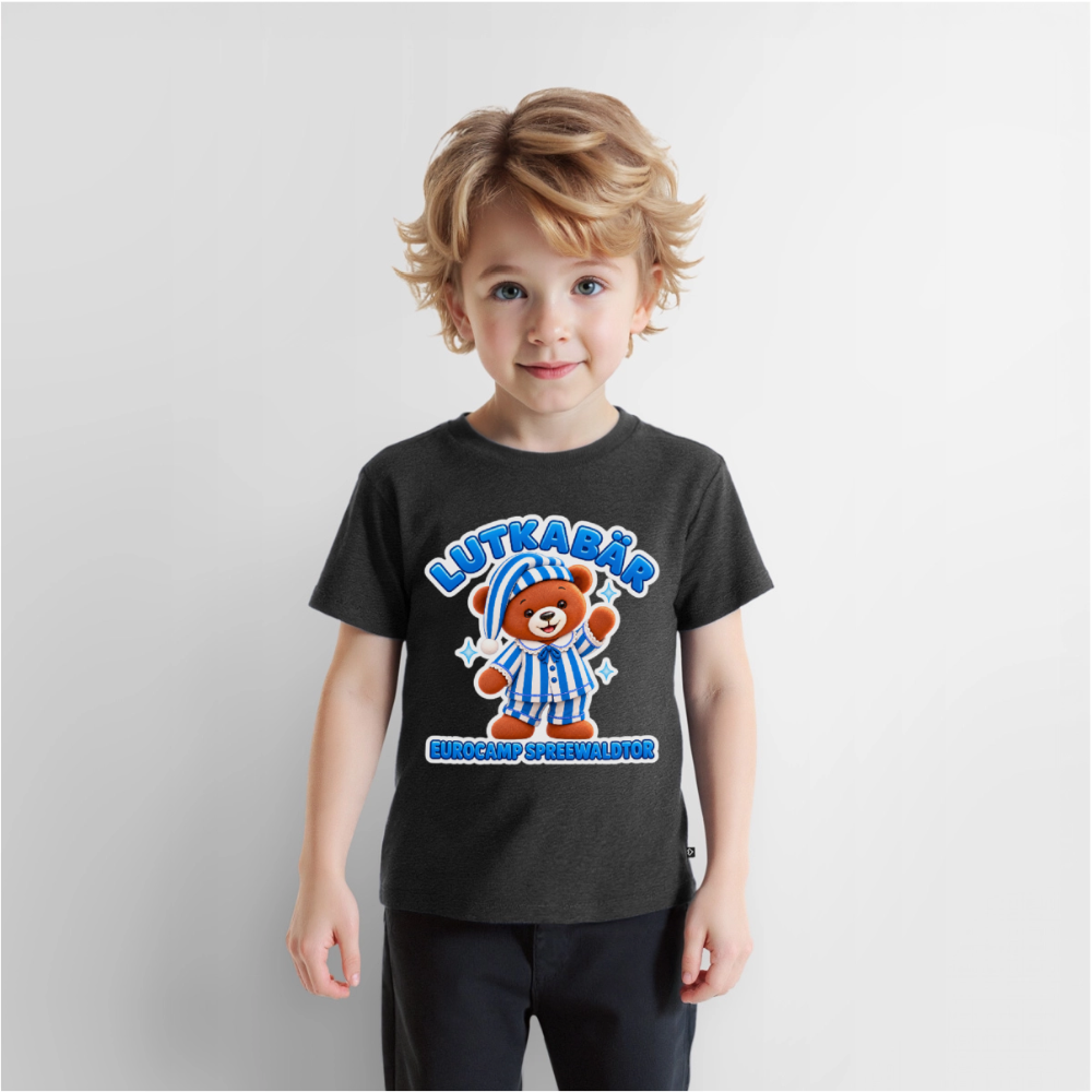 Kinder Premium T-Shirt - Anthrazit meliert