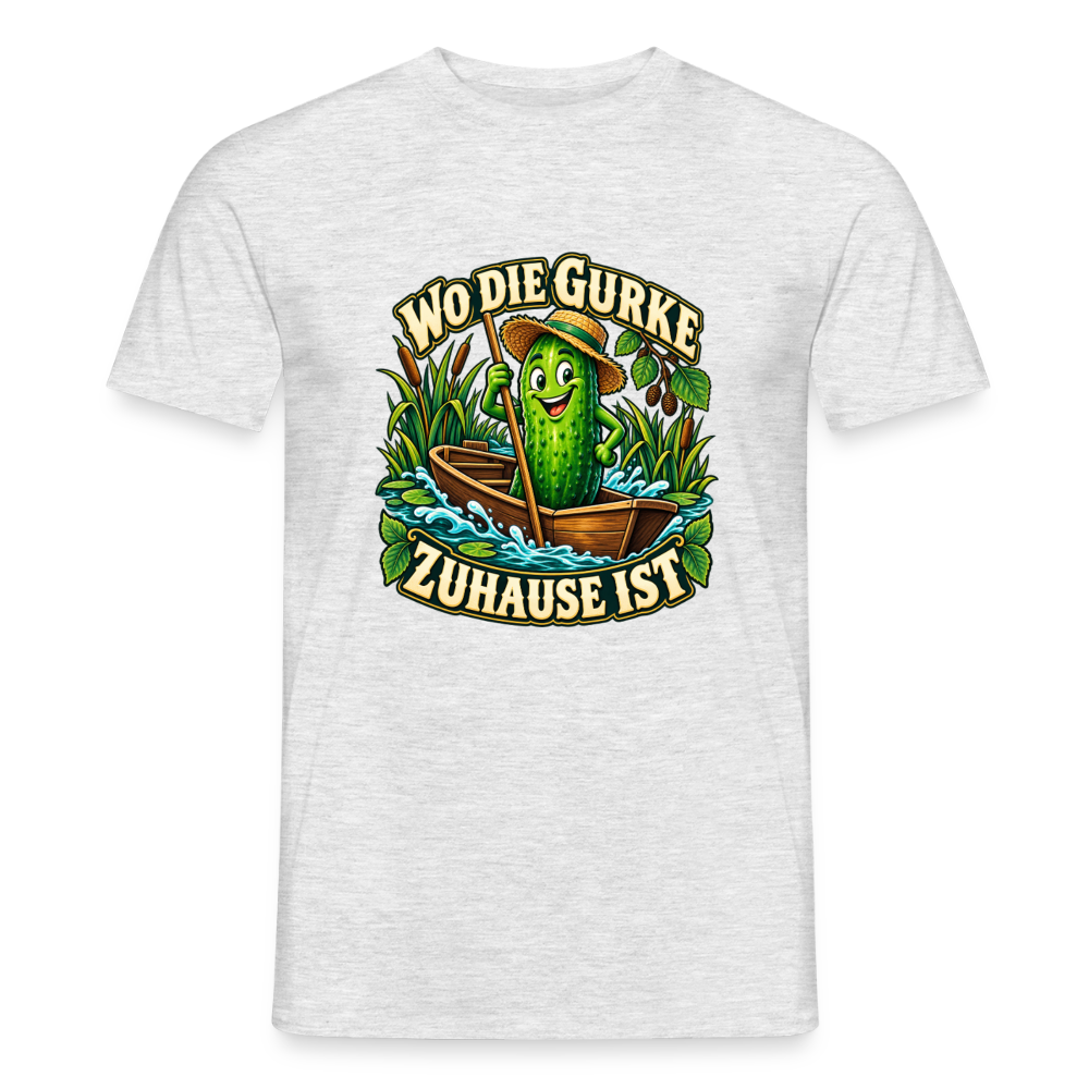 Männer T-Shirt - Grau meliert