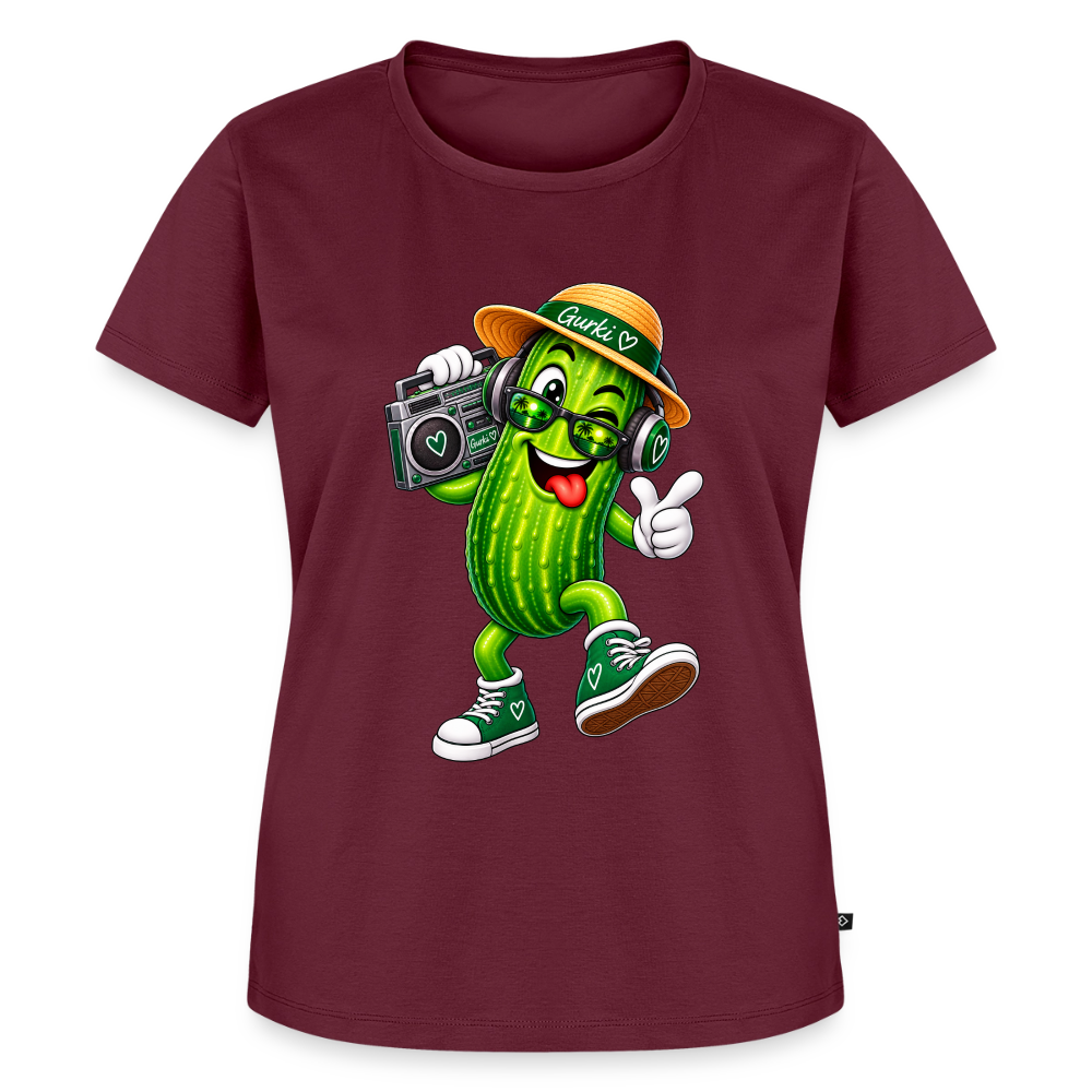 Frauen Premium T-Shirt - Burgunderrot