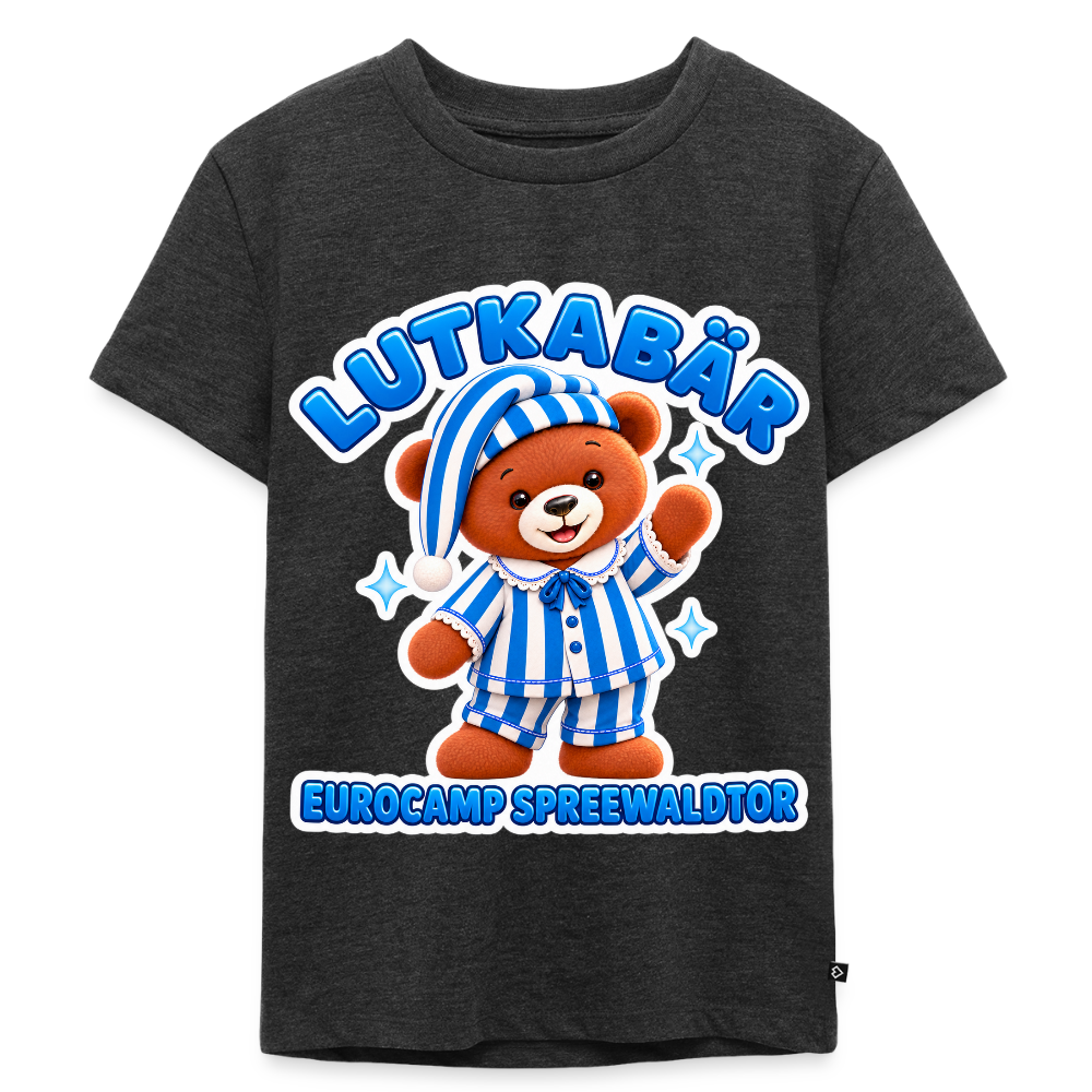 Kinder Premium T-Shirt - Anthrazit meliert