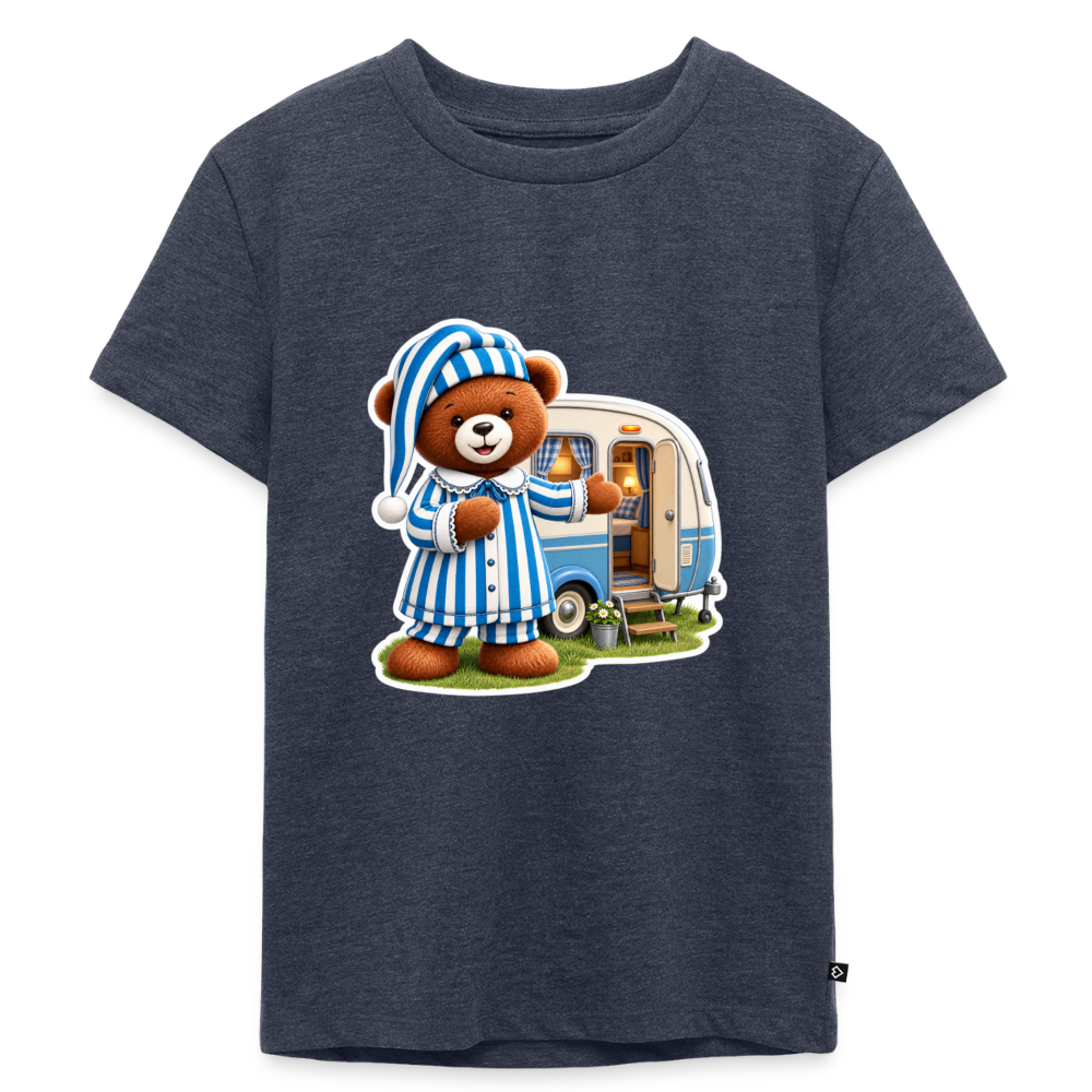Kinder Premium T-Shirt - Jeansblau 