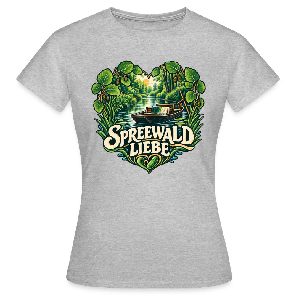 Frauen T-Shirt - Grau meliert
