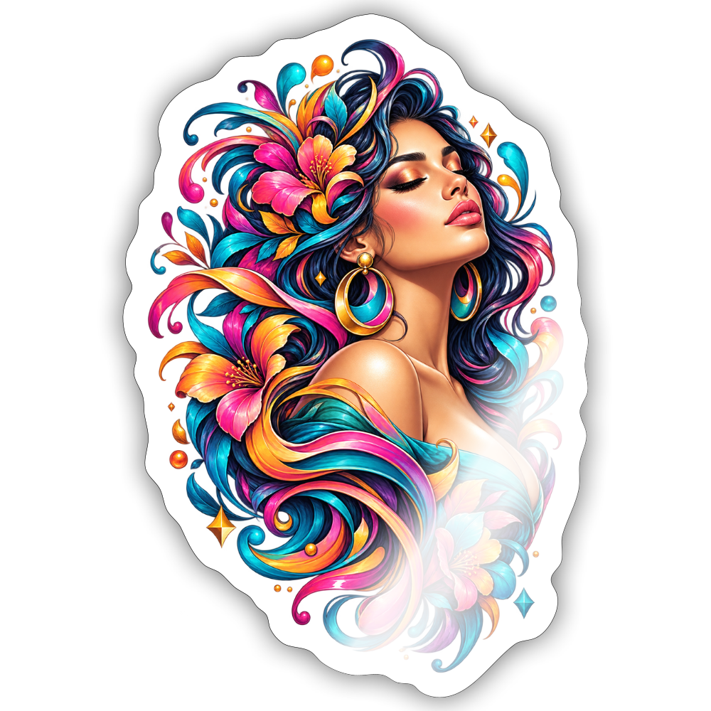 Sticker Größe S (10 x 10 cm) - Weiß glänzend