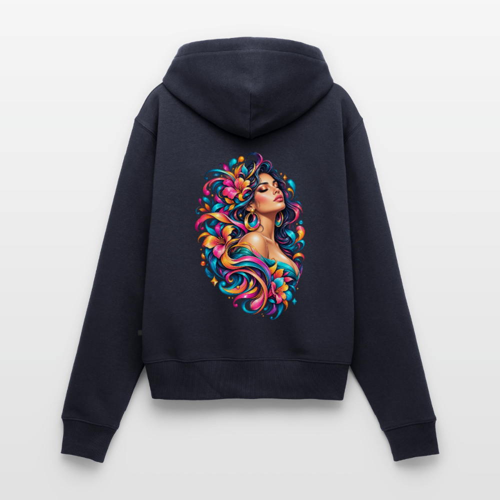 Frauen Premium Kapuzenjacke - Navy
