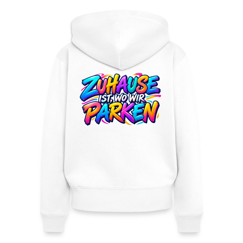 Frauen Premium Kapuzenjacke - Weiß