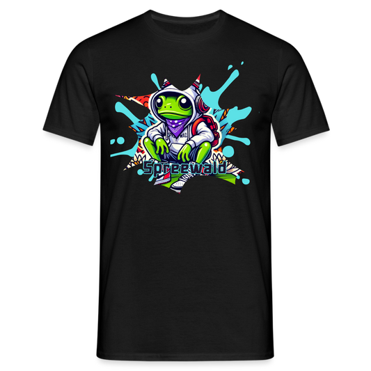 Männer T-Shirt - Schwarz