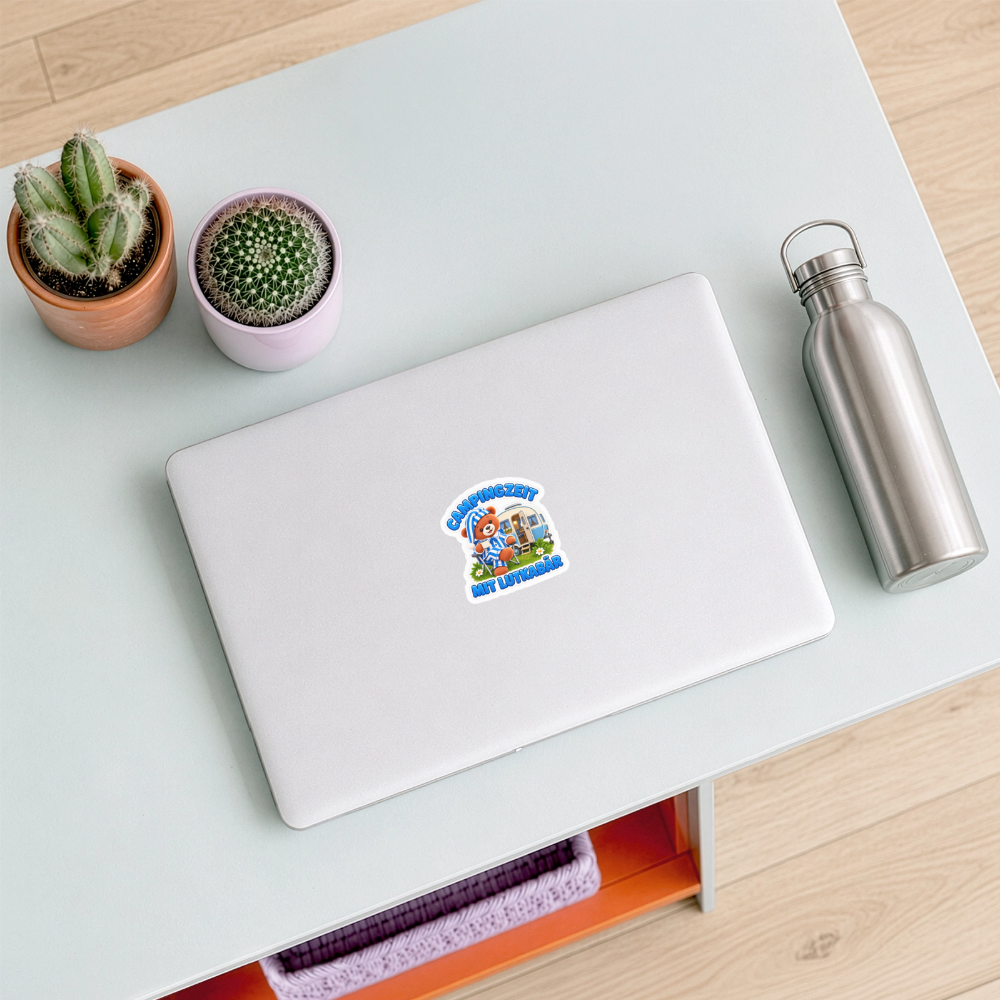 Sticker Größe S (10 x 10 cm) - Weiß glänzend