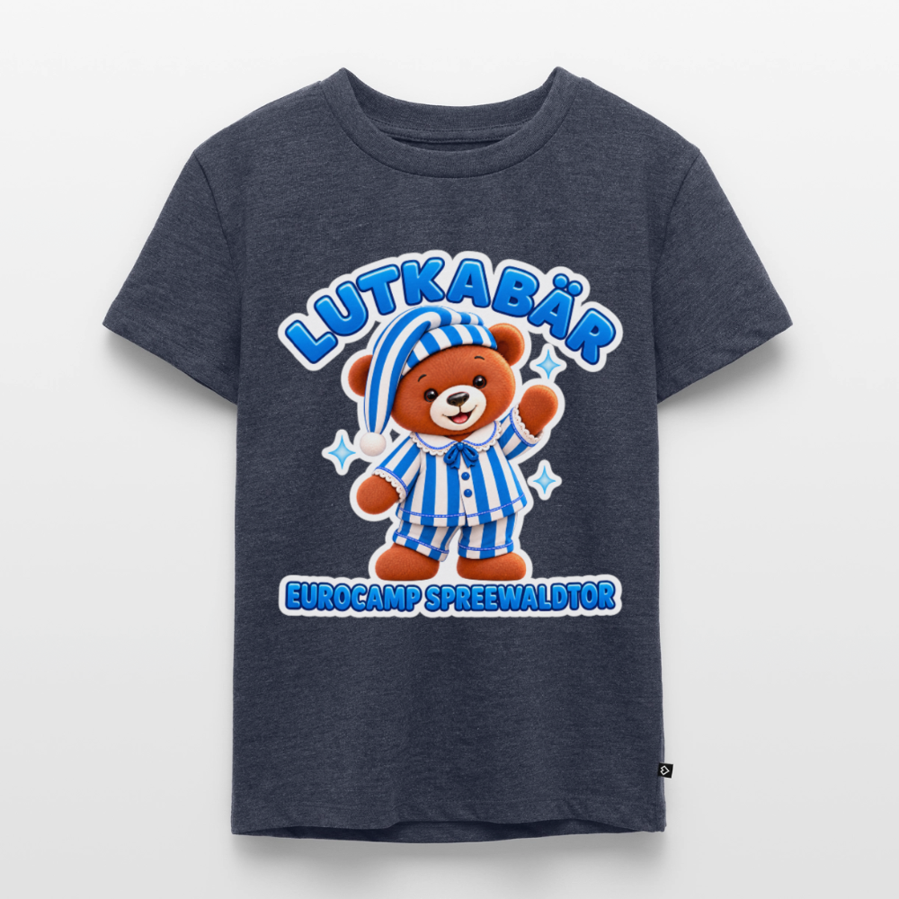 Kinder Premium T-Shirt - Jeansblau 