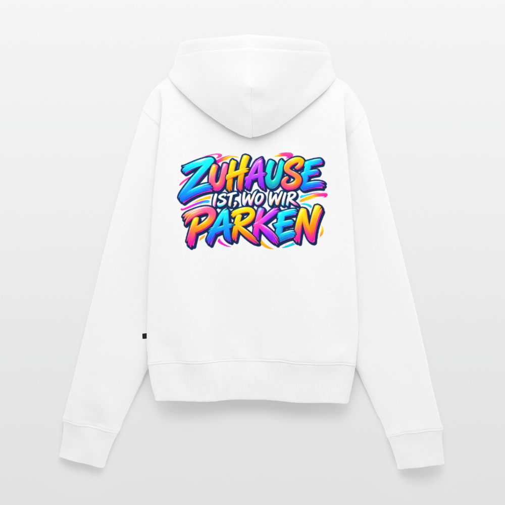 Frauen Premium Kapuzenjacke - Weiß