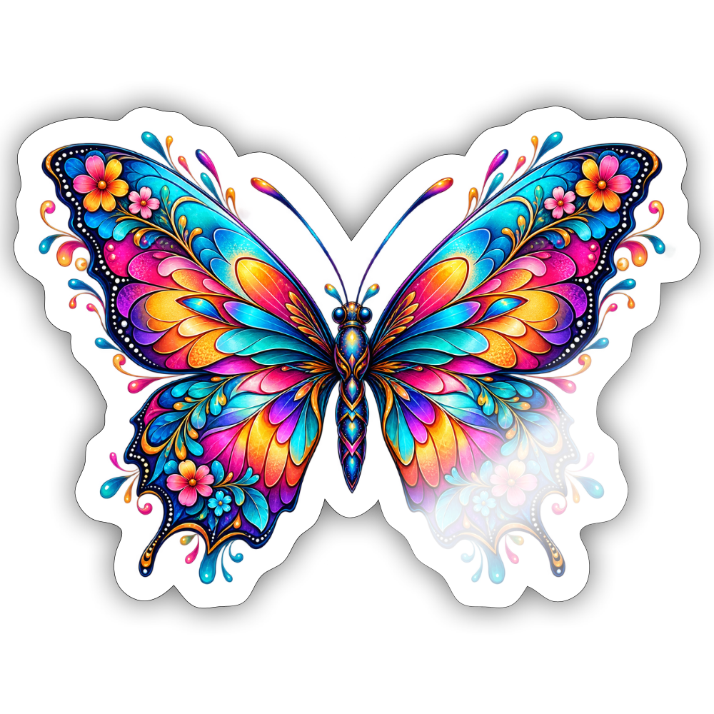 Sticker Größe XS (5 x 5 cm) - Weiß glänzend