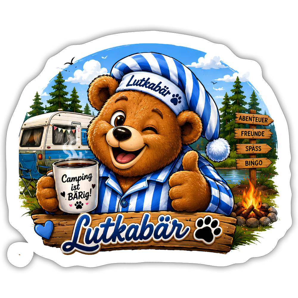 Sticker Größe S (10 x 10 cm) - Mattweiß