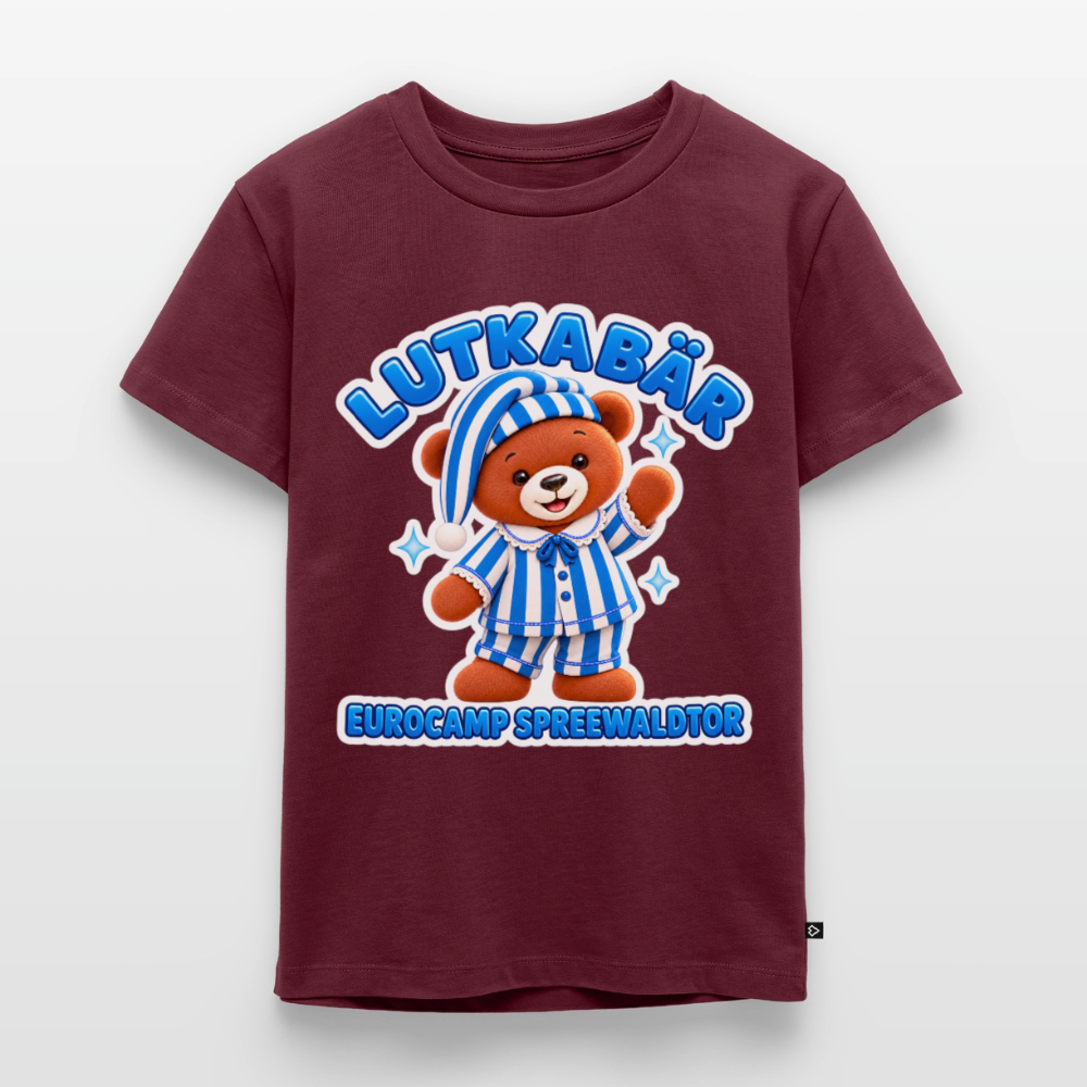 Kinder Premium T-Shirt - Burgunderrot