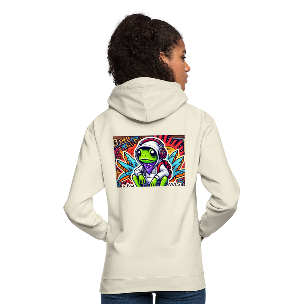 Unisex Hoodie Cool Frog - Vanille-Milchshake