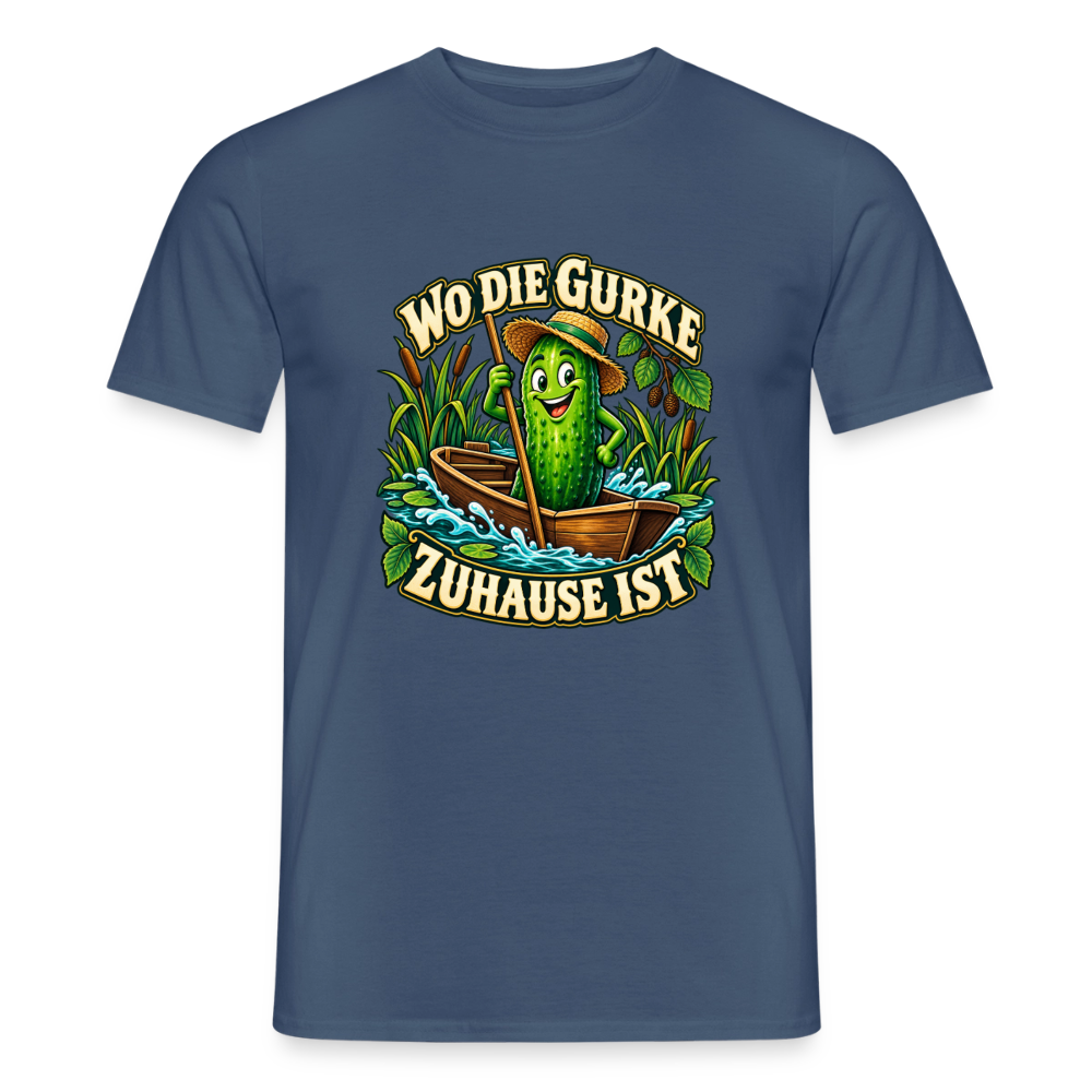 Männer T-Shirt - Dunkles Denimblau