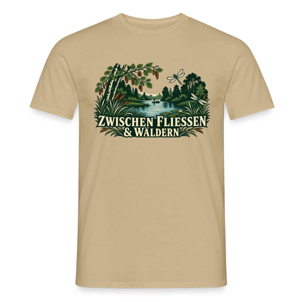 Männer T-Shirt - Sandbeige