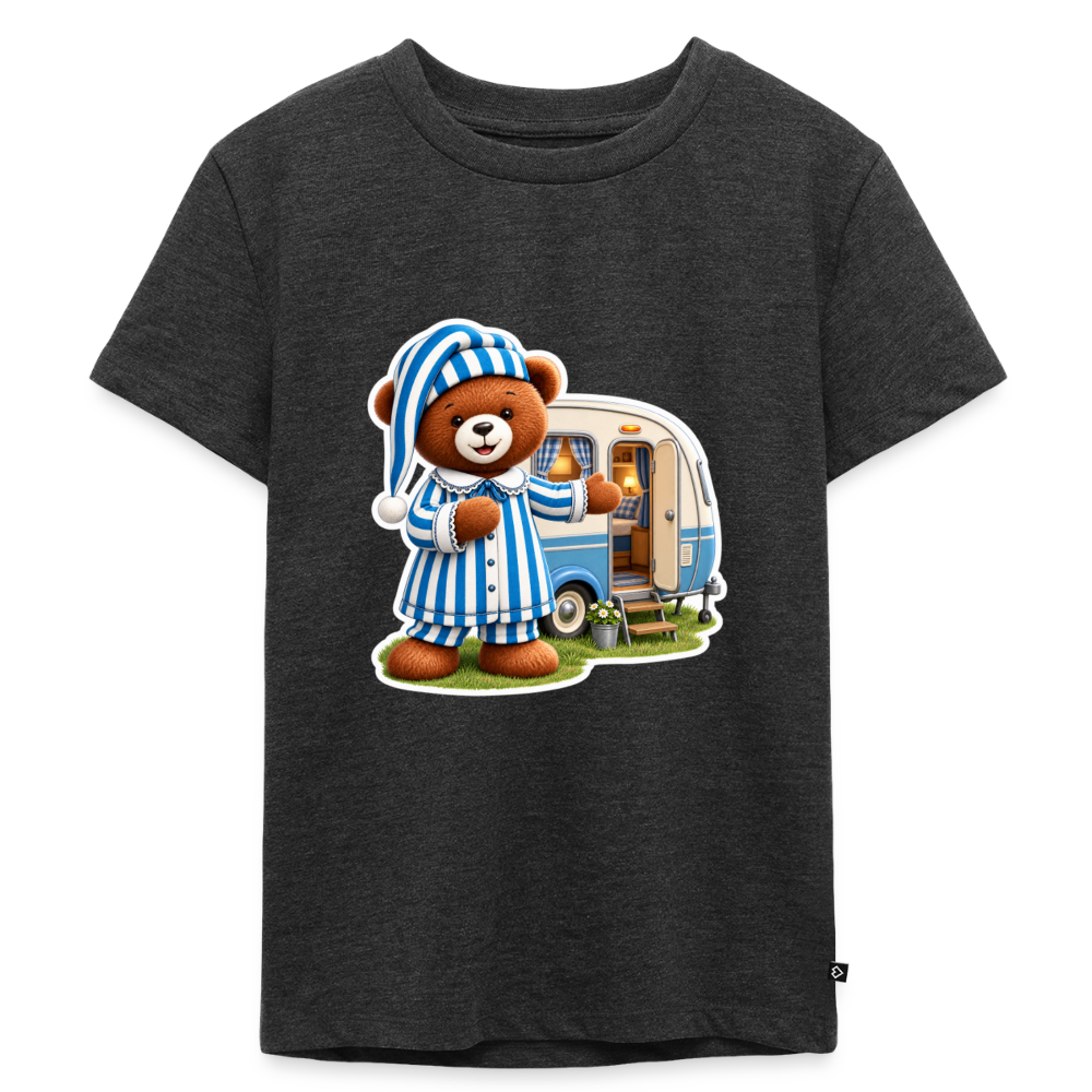 Kinder Premium T-Shirt - Anthrazit meliert
