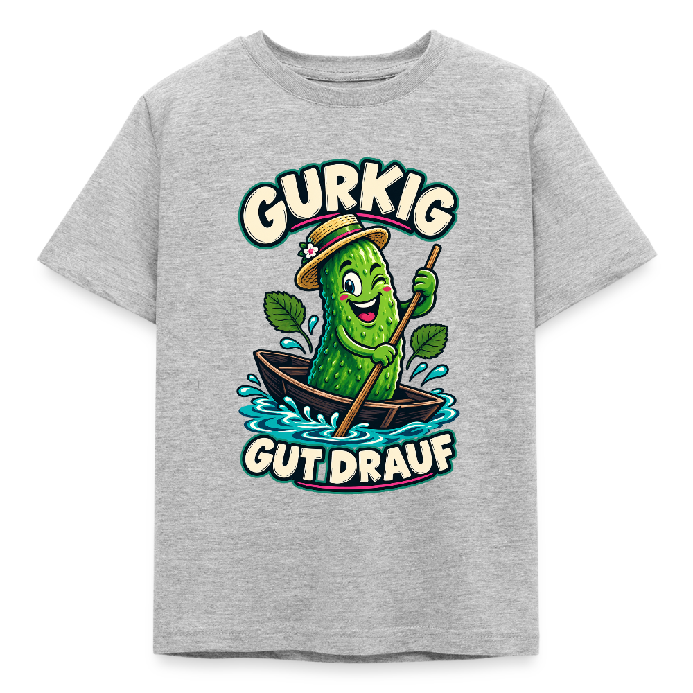 Kinder T-Shirt - Grau meliert