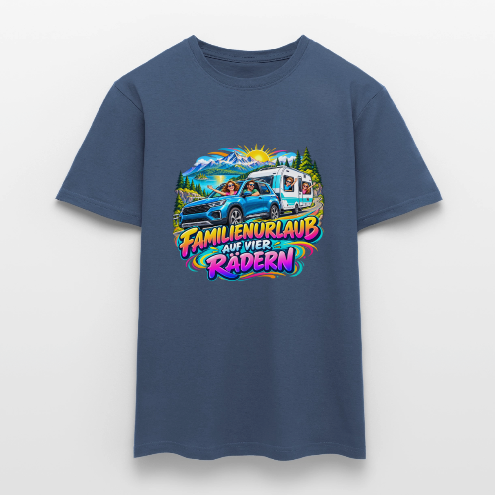 Männer T-Shirt - Dunkles Denimblau