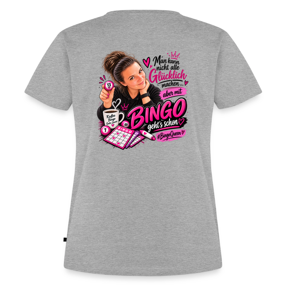 Frauen Premium T-Shirt - Grau meliert