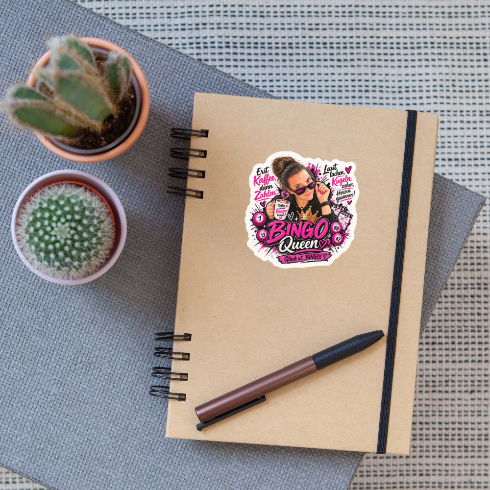Sticker Größe S (10 x 10 cm) - Weiß glänzend