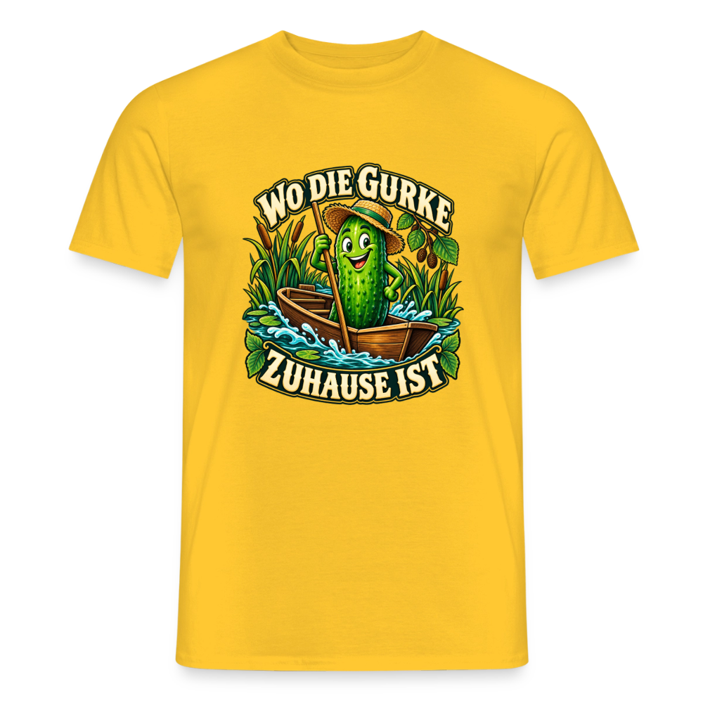 Männer T-Shirt - Gelb