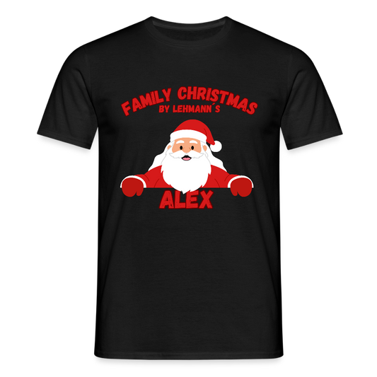 Männer T-Shirt Weihnachten - Schwarz