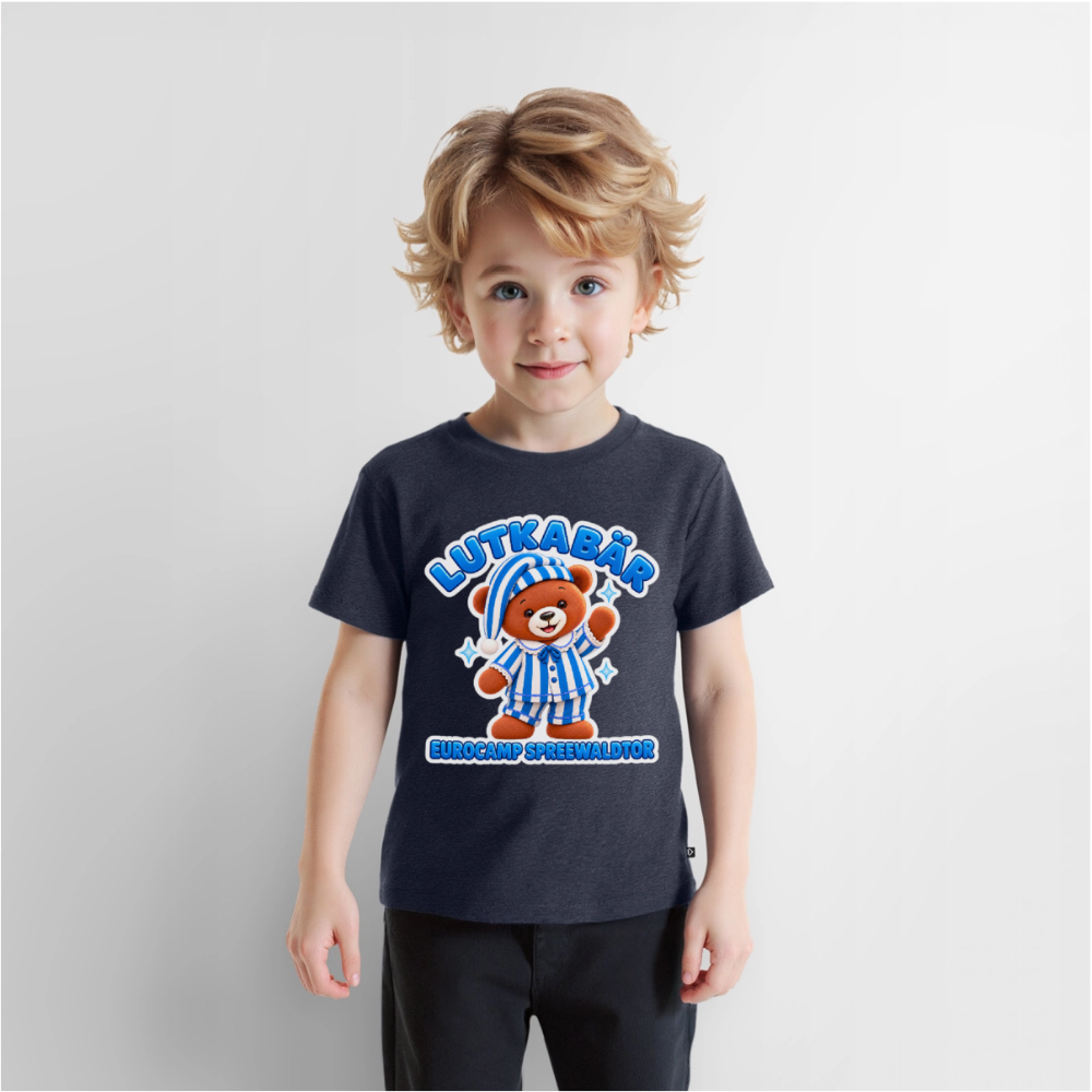 Kinder Premium T-Shirt - Jeansblau 
