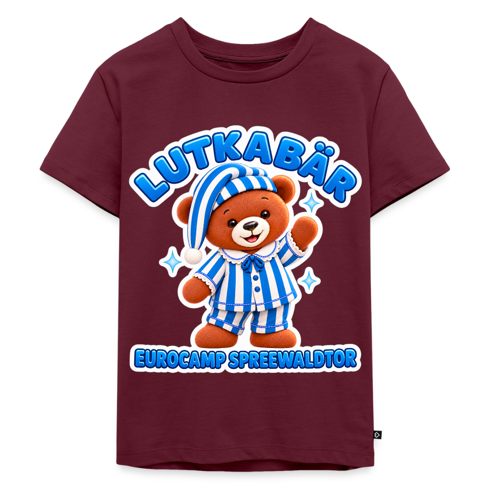 Kinder Premium T-Shirt - Burgunderrot