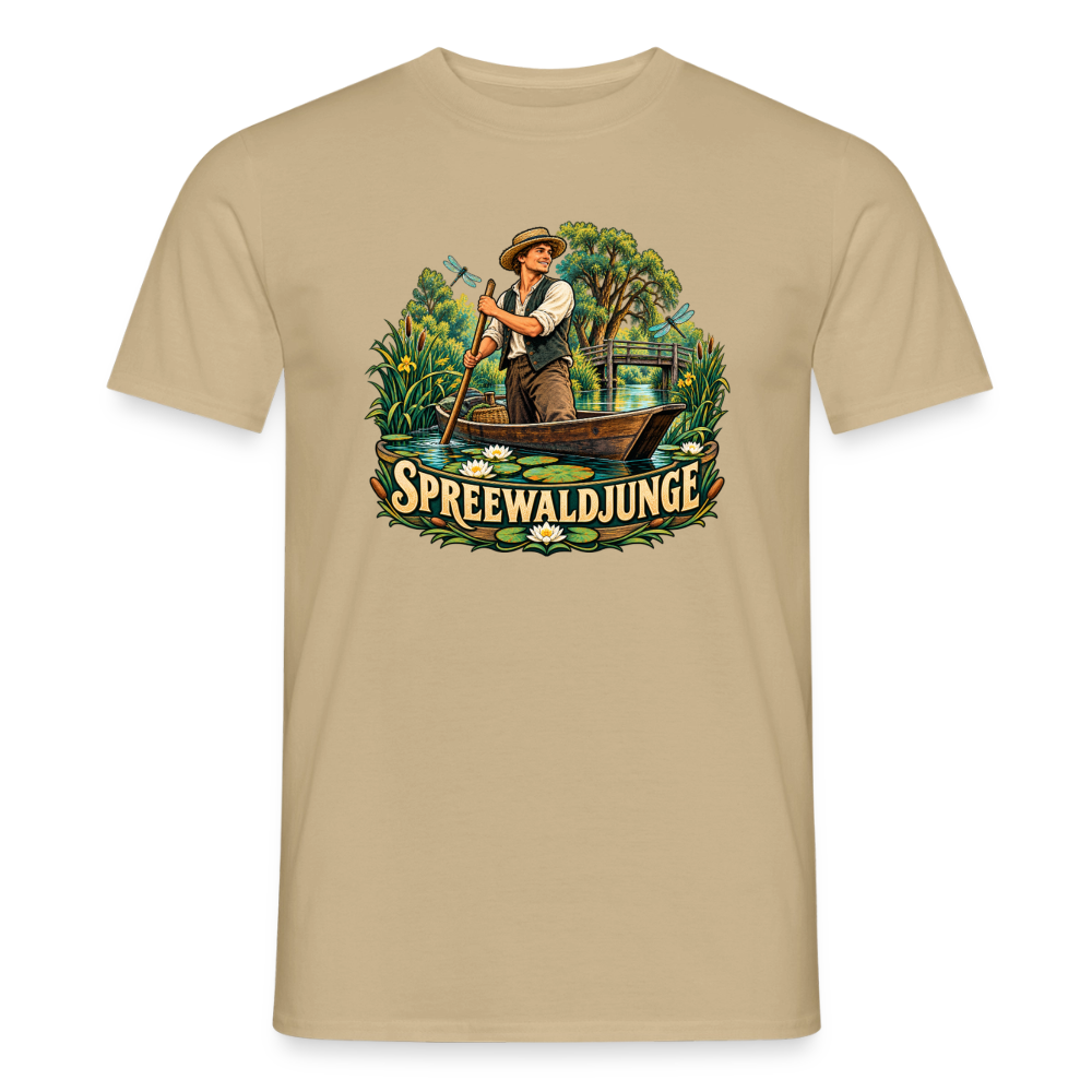 Männer T-Shirt - Sandbeige