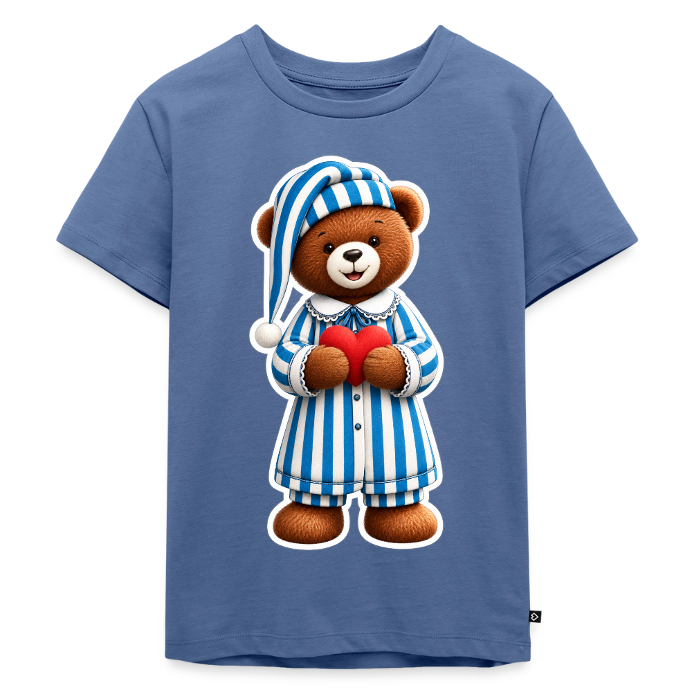 Kinder Premium T-Shirt - Taubenblau