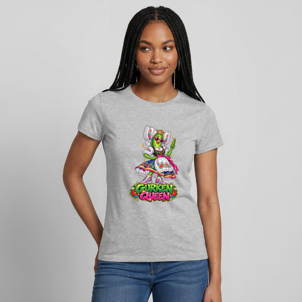 Frauen T-Shirt - Grau meliert